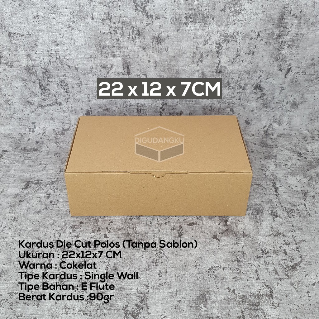 

Kardus Die Cut Packaging Uk. 22x12x7cm | Kotak Kado / Kotak Hampers Box Packaging Model Pizza Box Digudangku