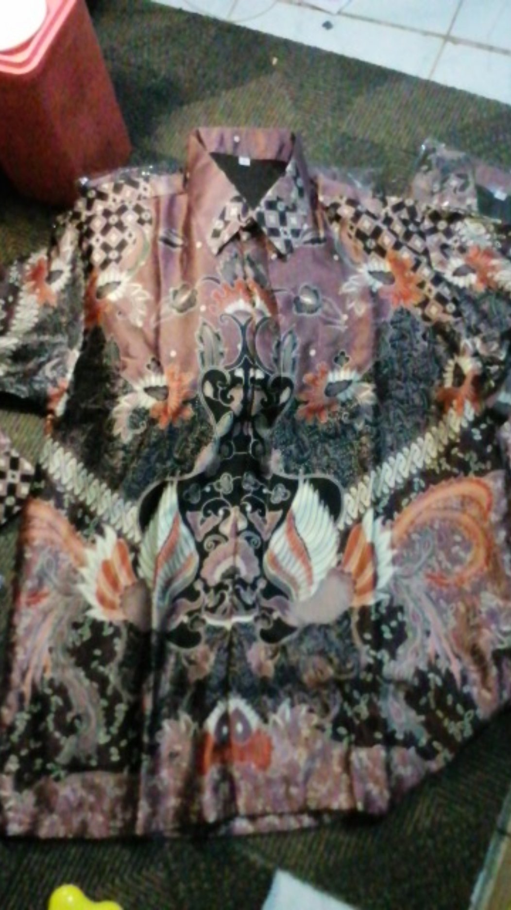 Kemeja Batik Semi Sutra Pria Lengan Panjang Furing Istimewa Termurah Berkualitas