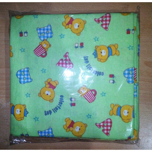 ½ LUSIN BEDONG KOTAK, Bedong Kotak / Selimut Bayi Katun Flanel 90 x 75 [550gr]