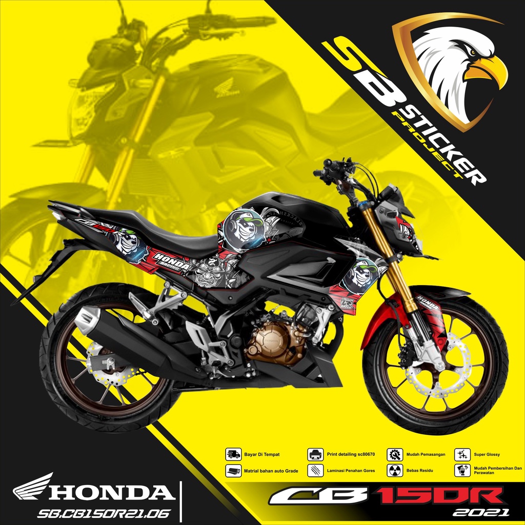 STRIPING CB150R 2021 - STRIPING HOLOGRAM HONDA CB150R 2021 RACING