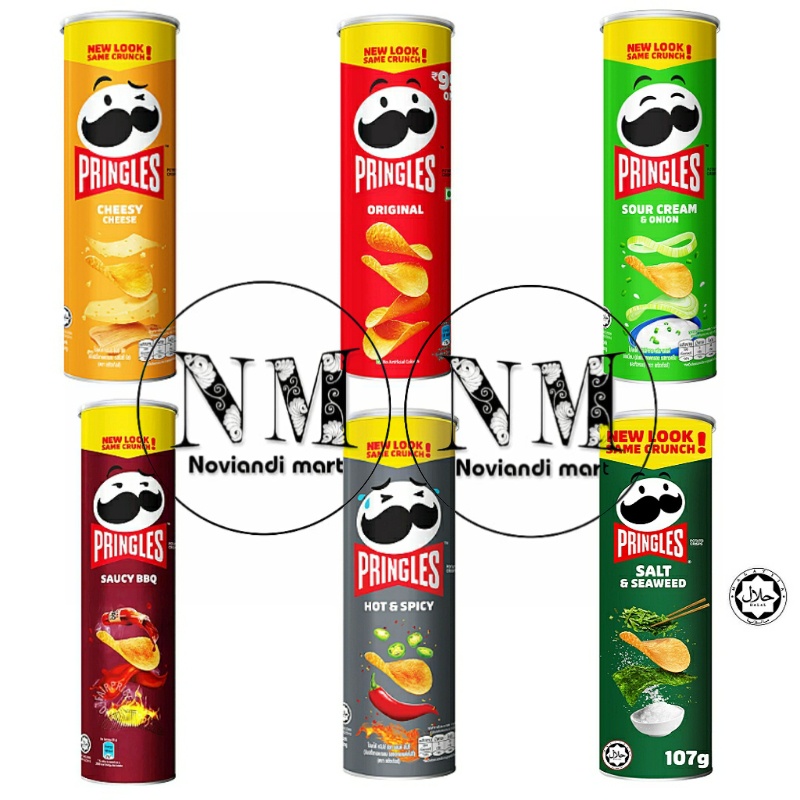 

EXP MEI 2025( Keripik Kentang ) Pringles Potato Chips 102gram/pringles107gram / pringles 107gr