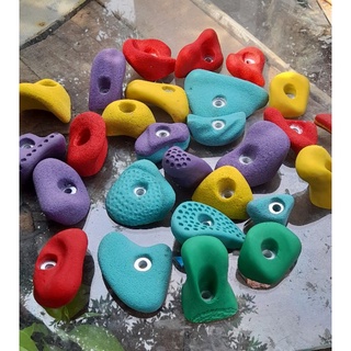 Paket climbing hold + dynabolt isi 12 pcs
