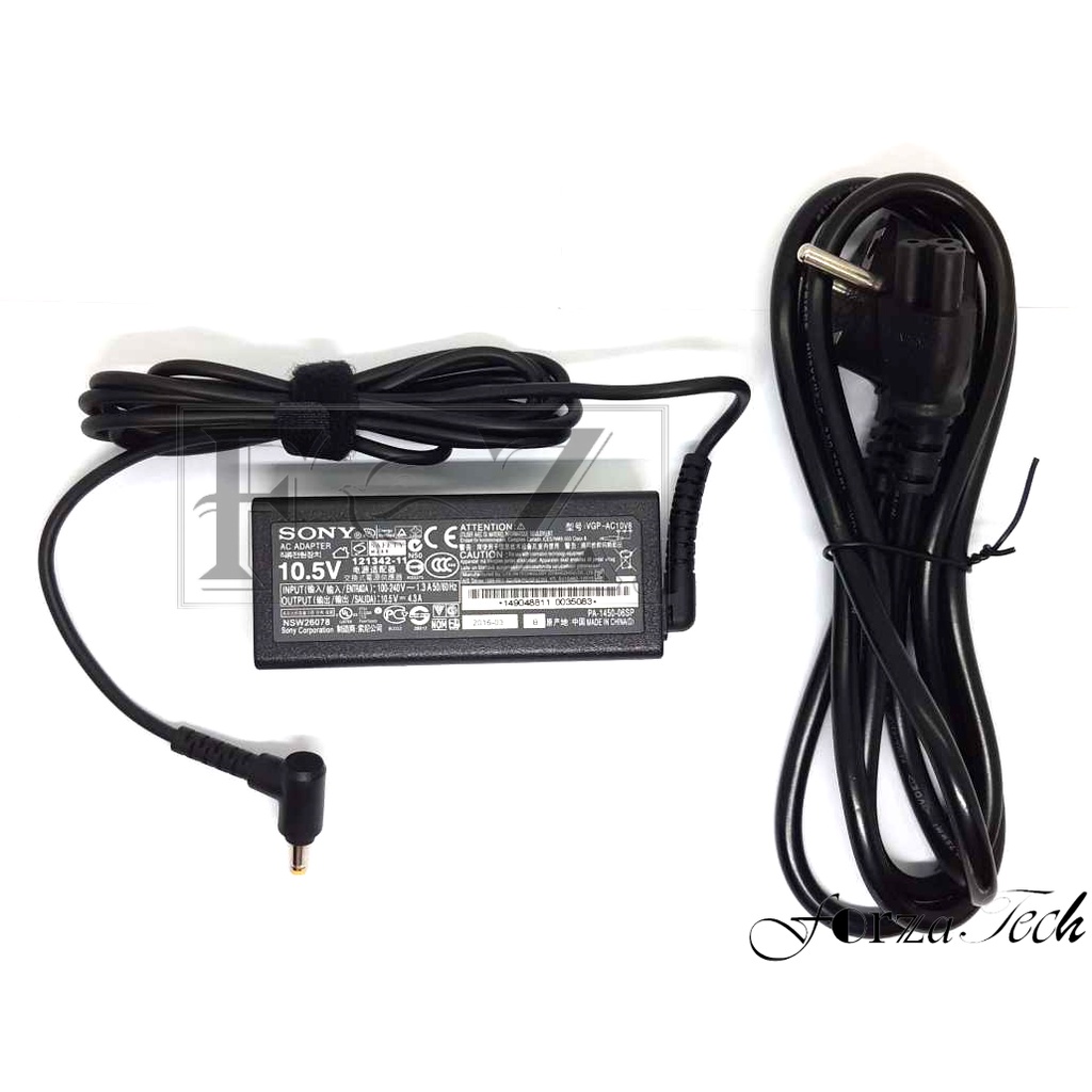Adaptor SONY Vaio 10.5V 4.3A (4.8*1.7MM) 45W Sony DUO11 DUO10 Duo 11 UltraBook VGP-AC10V8 NSW26078