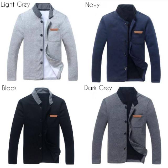 DURABEL Kemeja Blazer Pria Kemeja Jas Blazer Jaket Sweater Blazer Casual Pria Original Bahan Fleece