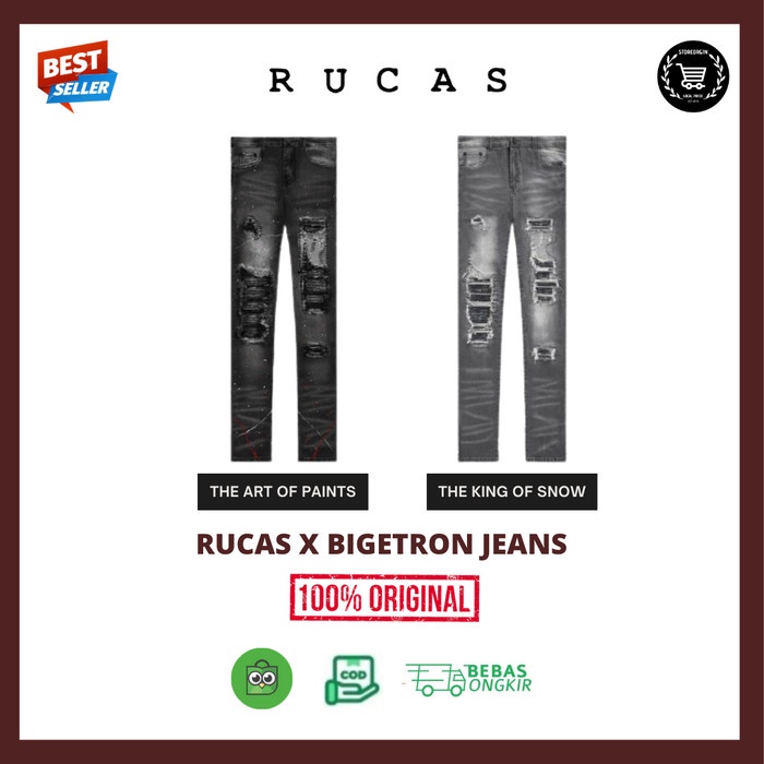 [deal] Rucas X Bigetron Btr - The Art Of Paint / The King Of Snow Jeans fe4f070f