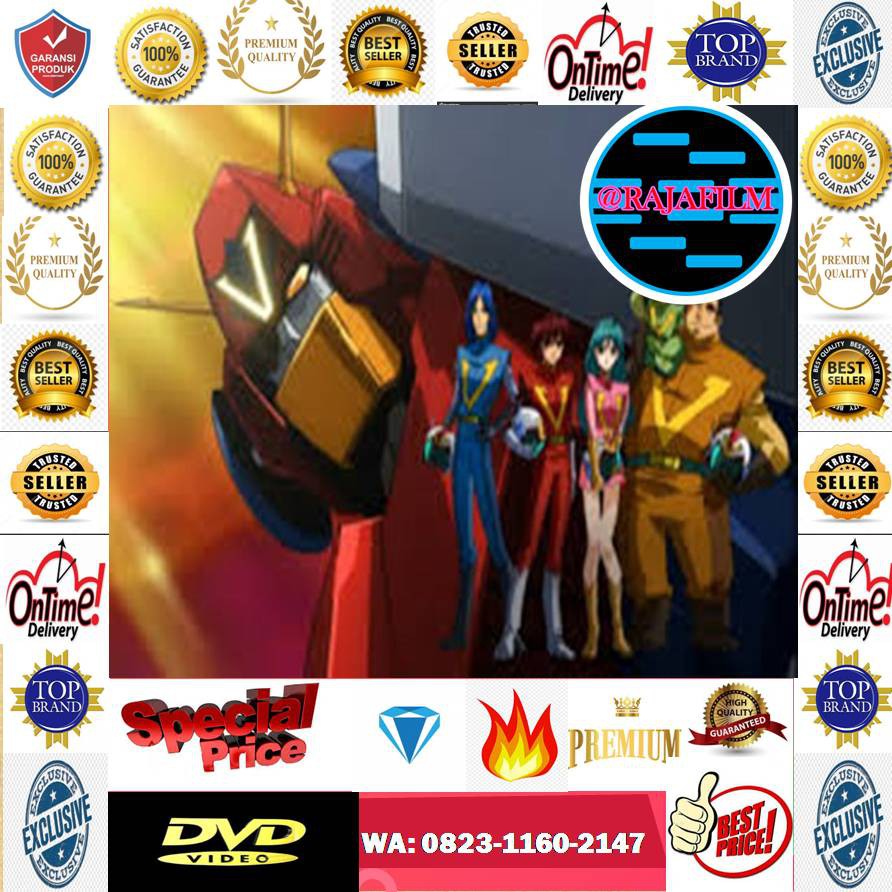 Kaset CD DVD Film Mecha Chodenji Robo Combattler-V