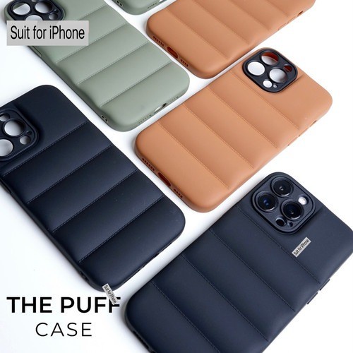 Puffy Case iPhone 12 / 12 Pro / 12 Pro / 12 Pro Max / IPhone 13 / 13 Pro 13 Pro Max Softcase Puff  Bantal Protect Camera