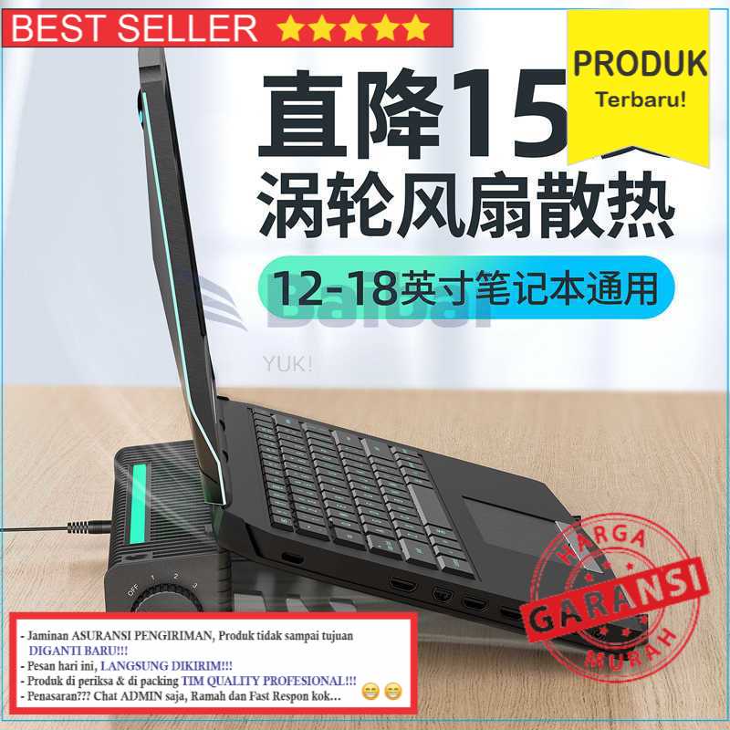 TERBARU Olmaster Cooling Pad Gaming Kipas Pendingin Laptop Smartphone - Q7