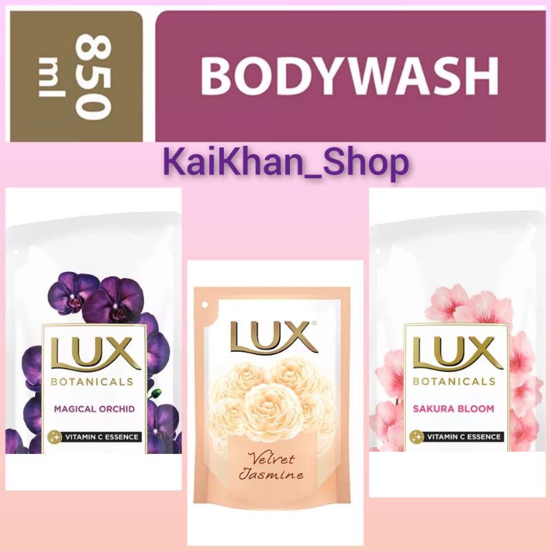 LUX Botanicals Body Wash Sabun Cair [ Refill 825ml ]