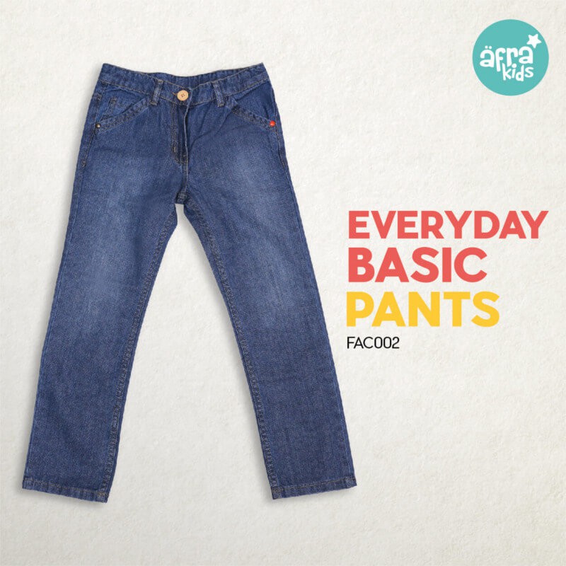 Celana Jeans Afrakids FAC002 &quot; Regular Fit Light Blue&quot;