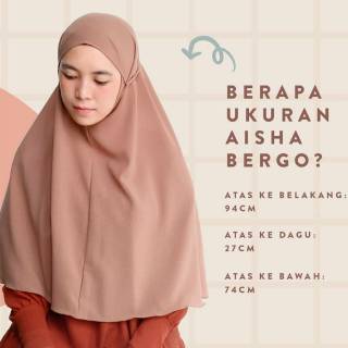 COD LEBIH PANJANG BERGO  L JUMBO  Jilbab  Bergo  Maryam  