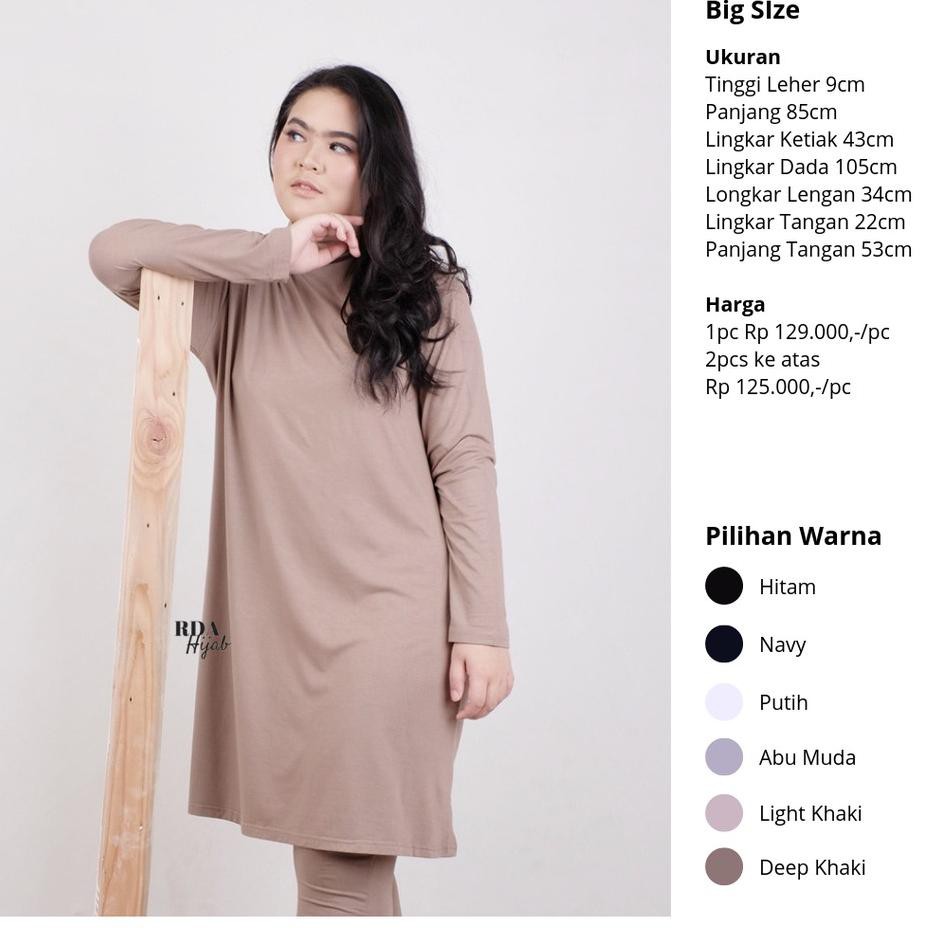 Harga Miring Manset Lengan Panjang Tunik - Longsleeves Tunik Big Size