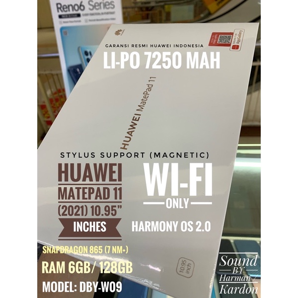HP TABLET HUAWEI MatePad 11 (2021) 10.95" MATTE GREY 6GB 128GB - Wi-Fi ONLY - SNAPDRAGON 865 - GRS R