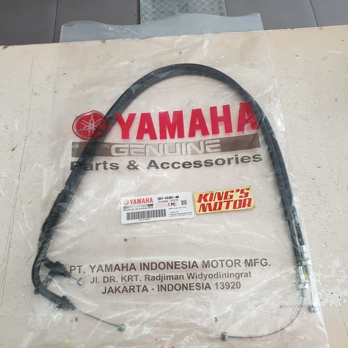 KABEL, TALI GAS JUPITER Z1, JUPITER Z FI (1DY F6301) ASLI YAMAHA