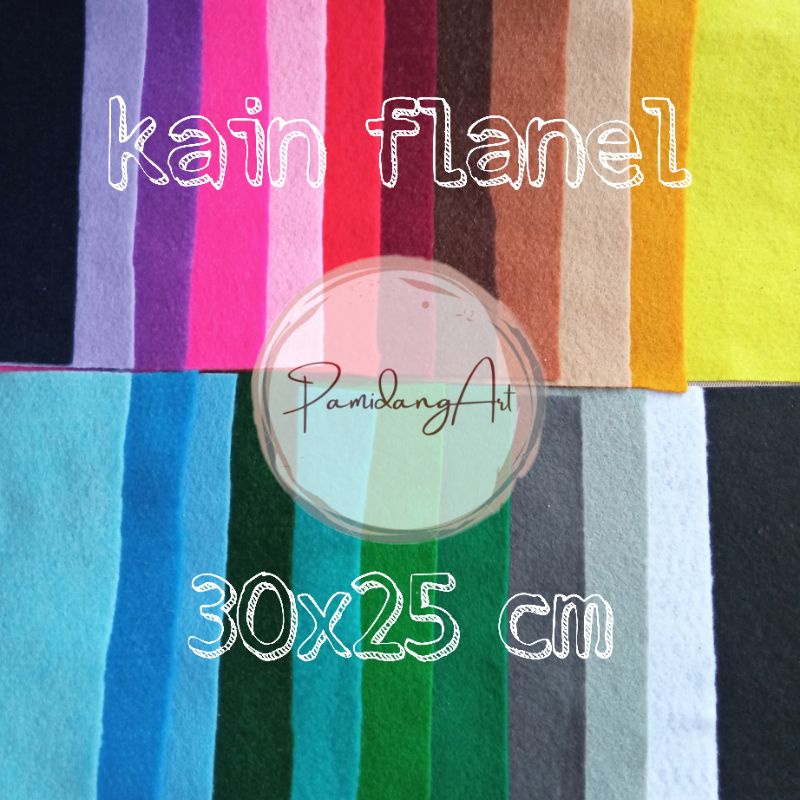 Kain Flanel 30x25 / Flanel Import Tebal