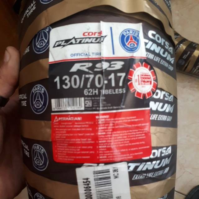Corsa Platinum R93 uk. 130/70 - 17