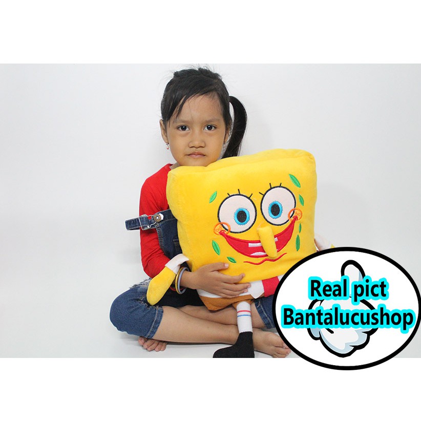 Boneka Spongebob L 30CM Lucu Rapih Barang Pabrik SNI Murah