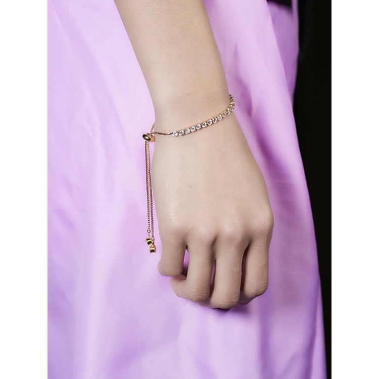 Gelang Emas 18K Adjustable Untuk Wanita