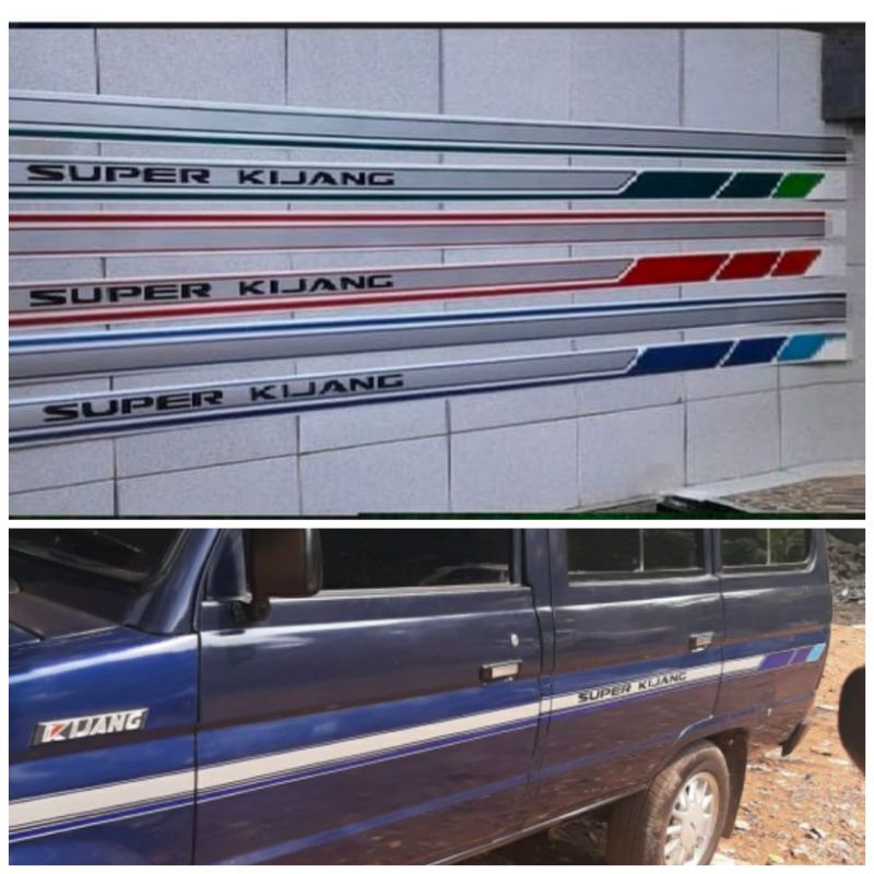 Stiker Kijang Super / Sticker Body Samping Super Kijang