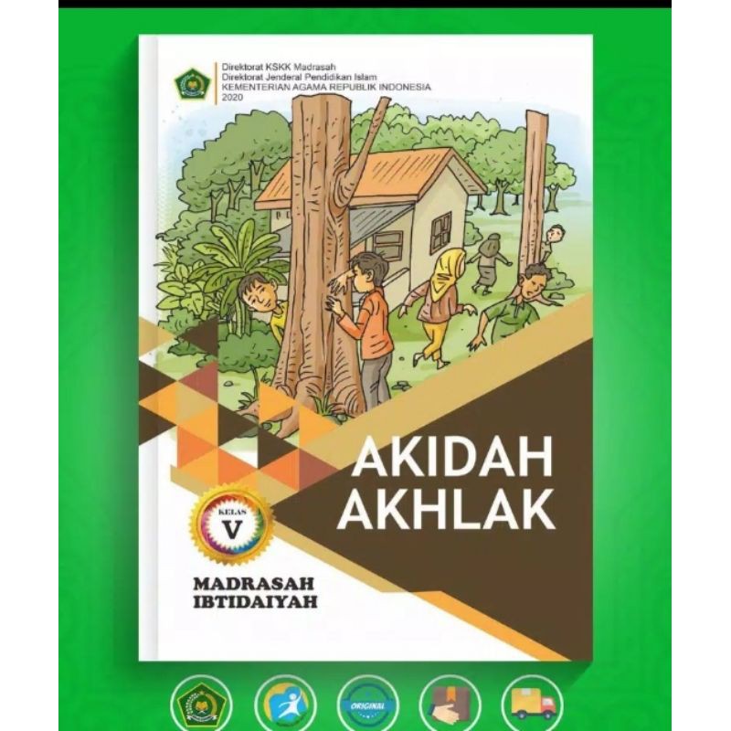 ORI satu paket buku siswa Depag k13 kelas 5 edisi revisi terbaru 2020