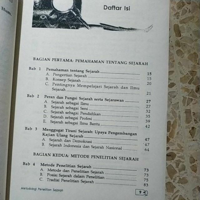 Metodologi Penelitian Sejarah Teori Metode Dan Contoh Aplikasi Dr H Sulasman M Hum Shopee Indonesia