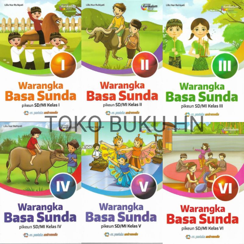 WARANGKA BASA SUNDA SD/MI KELAS 1.2.3.4.5.6 / BUKU BAHASA SUNDA SD/MI / KURIKULUM 2013 EDISI REVISI 