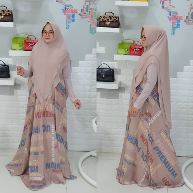 UCL Set Gamis Syari
