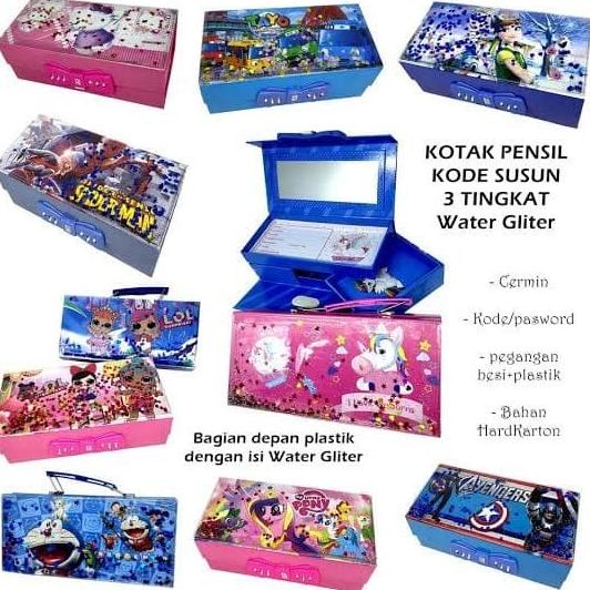 

Diskon Kotak pensil kode Tempat pensil susun tingkat cermin Diskon