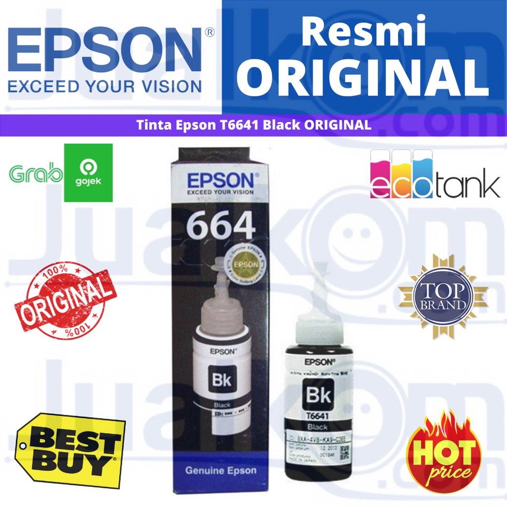 Tinta Epson T06641 black-Original