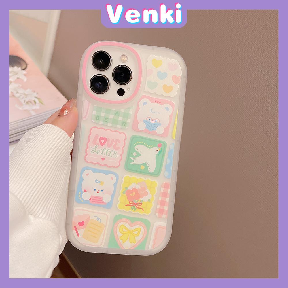 iPhone Case Silicone Soft Case Clear Case Thickened Airbag Shockproof Camera Full Coverage Protection Cartoon Cute For iPhone 13 Pro Max iPhone 12 Pro Max iPhone 11 iPhone 7 Plus