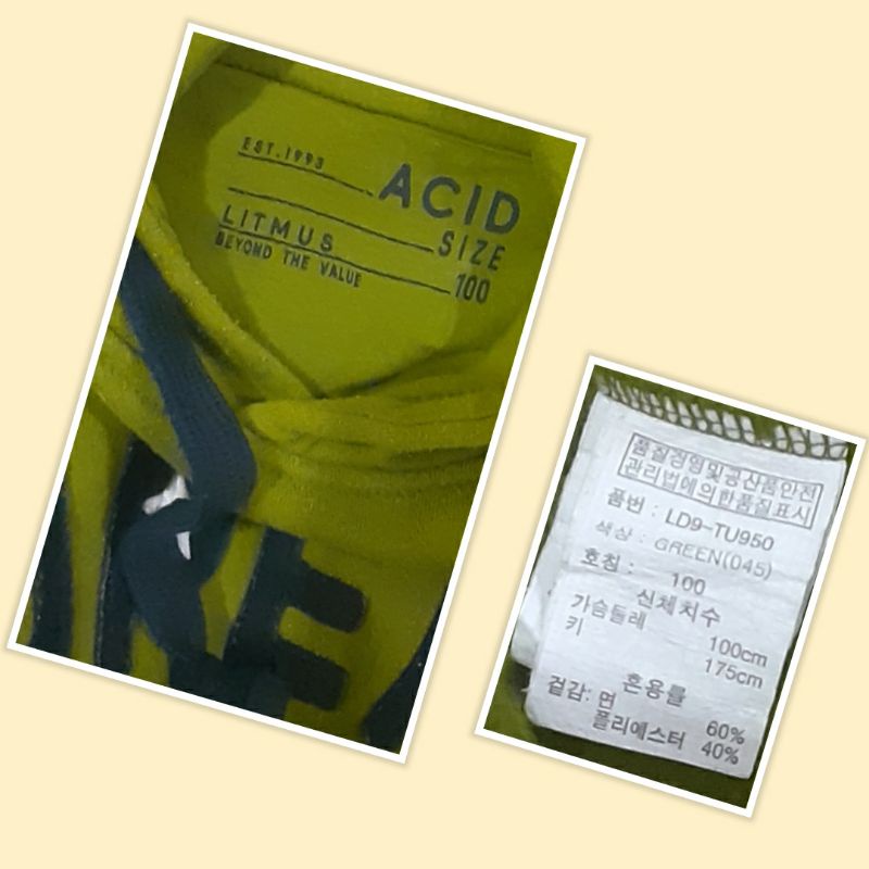 HOODIE ACID LITMUS SUPERB GREEN