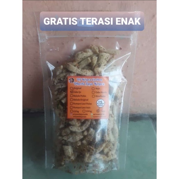 

BASRENG CABE IJO 50gram GRATIS TERASI ENAK Khas Cirebon