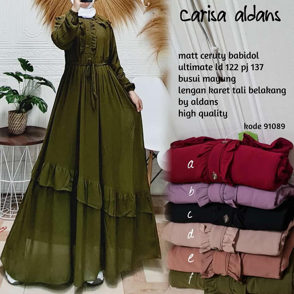 GAMIS TERBARU CERUTY BABYDOLL/ GAMIS CARISA ALDANS By Aldans/ GAMIS MURAH/ GAMIS LEBARAN KEKINIAN HI