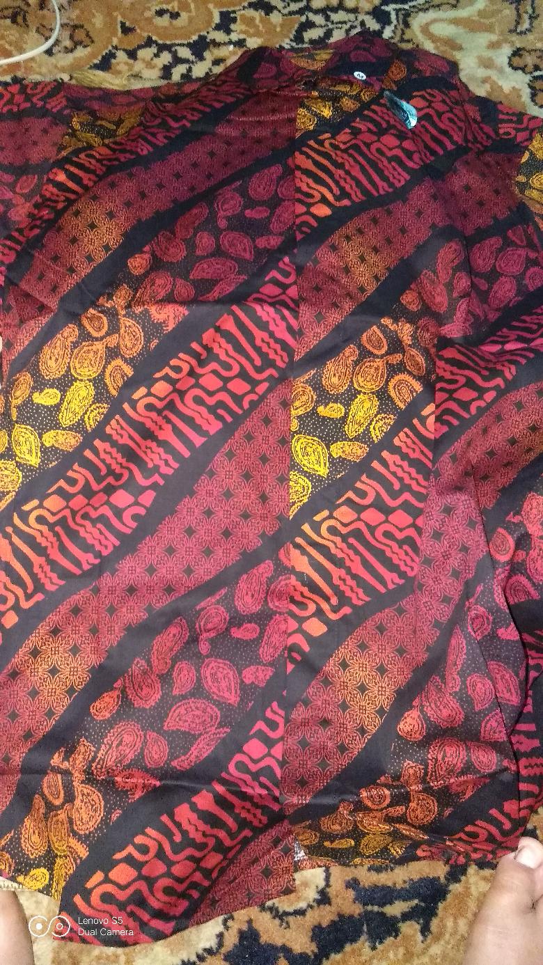 Maciku Store Kemeja Batik Pria Lengan Pendek Songket / Baju Batik Cowok