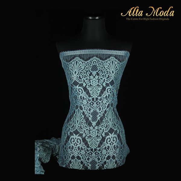

Alta Moda Brokat Semi Perancis Tradisional Keraton Ice Blue (2.5M)