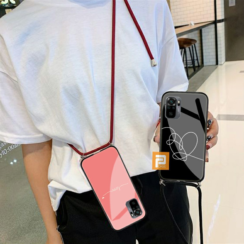 Softcase Glass Lanyard [GT-11] Case Vivo Y30|Kesing Y30|Casing Y50|Case Y50|Case kaca Y30|Casing Y30