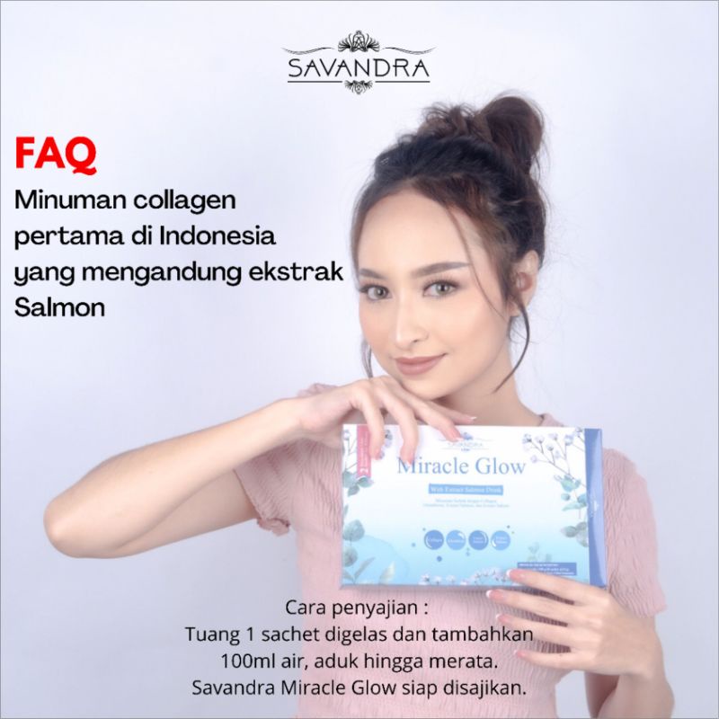 MIXED UP | Savandra Miracle Glow collagen with salmon kolagen drink