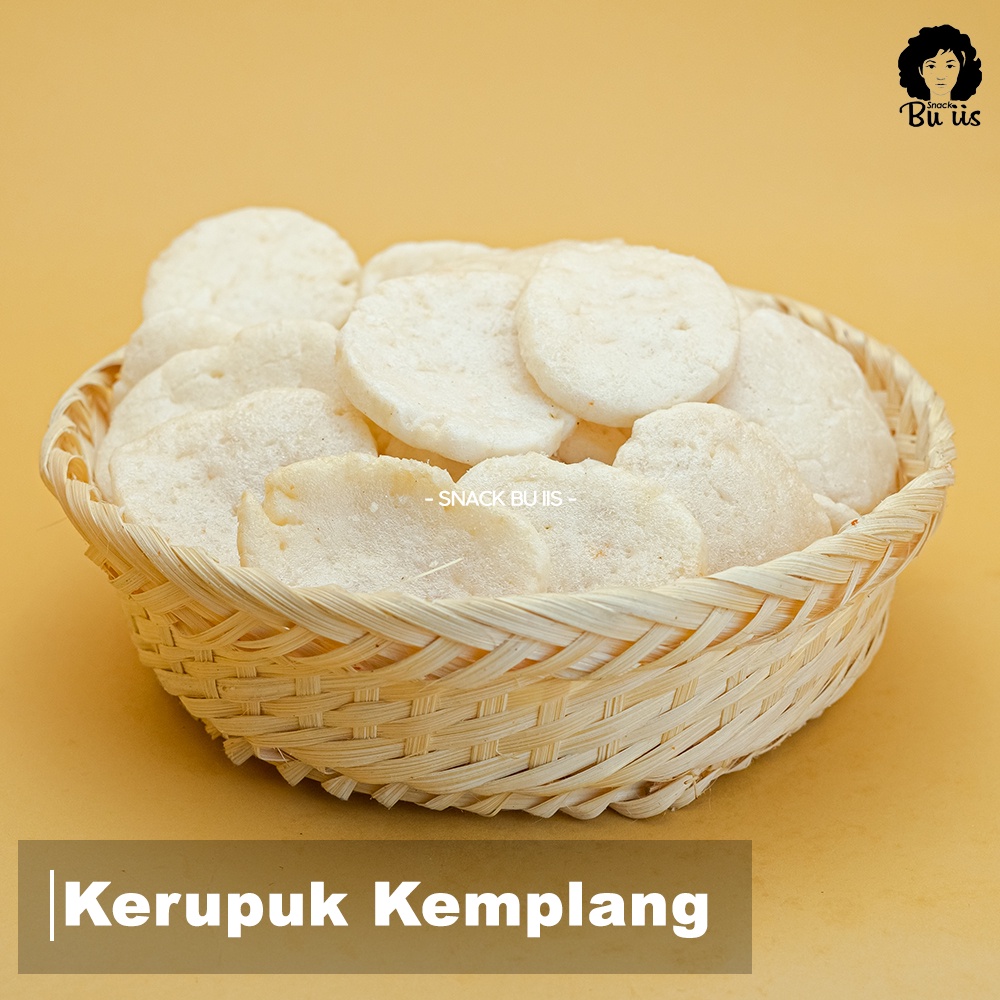 

250gram Kerupuk Ikan Kemplang Bangka/Koin Snack Bu Iis Cemilan Sukabumi