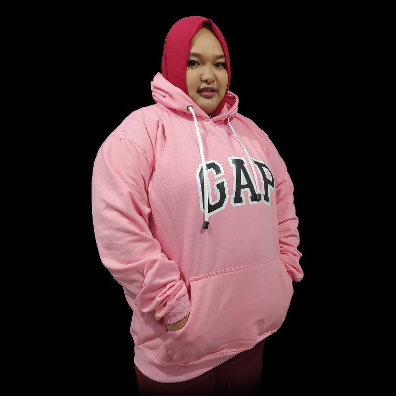 Hoodie GAPP polos Jumbo Pria 5xl Jaket wanita Jumbo big size