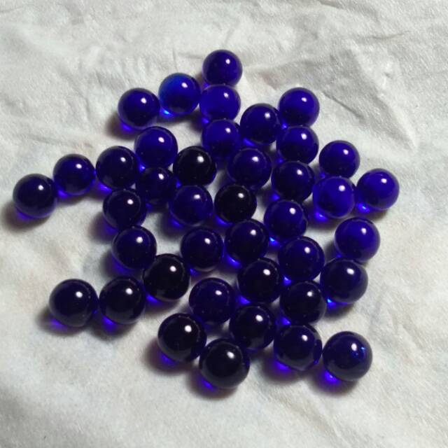Batu Siam biru bulat 5 mm