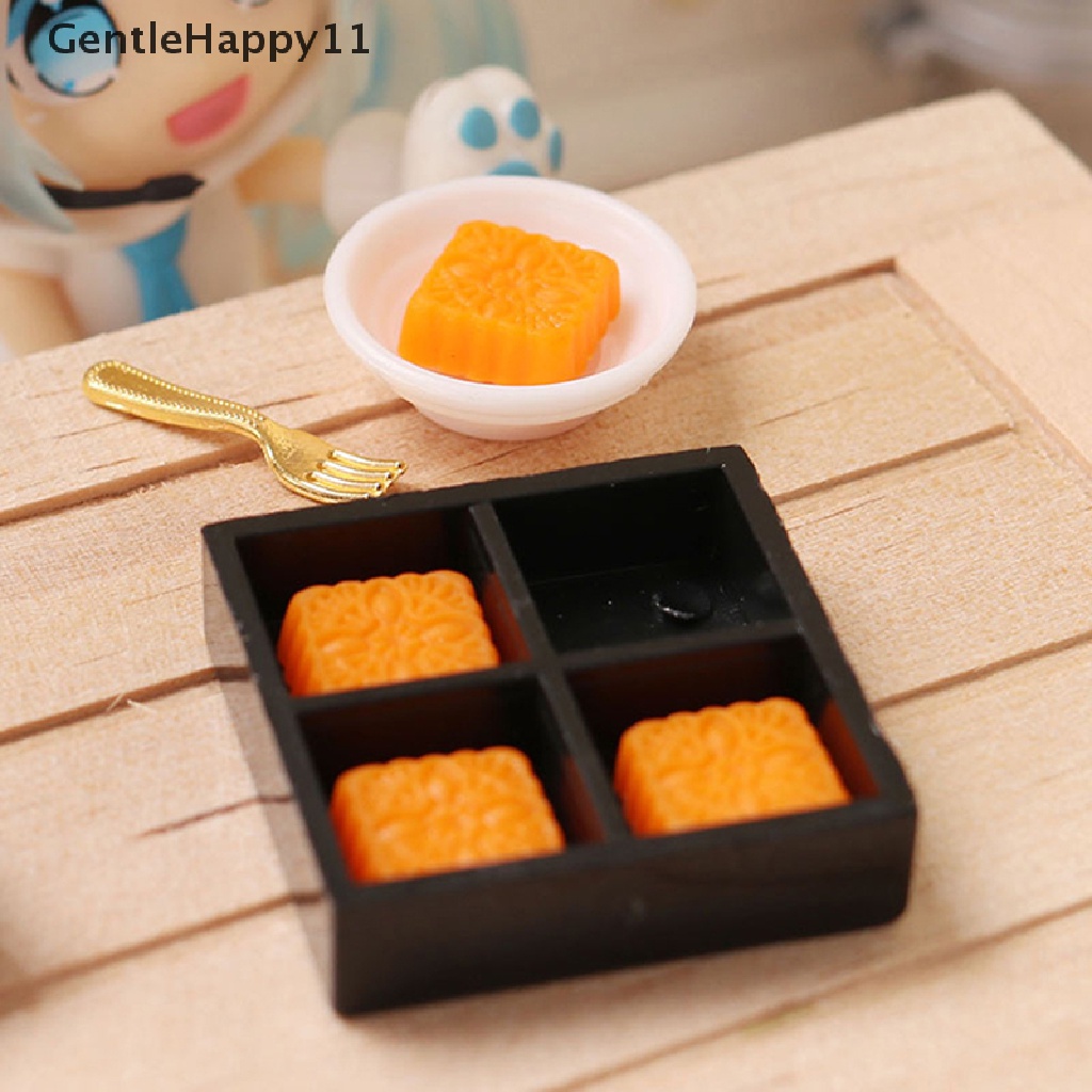 Gentlehappy 1 Set Mainan Miniatur Bulan Sabit Skala 1: 12 Untuk Dekorasi Rumah Boneka