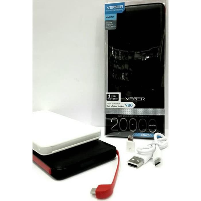 Powerbank Veger 20000 Mah V80