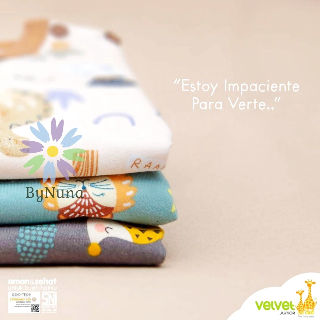 COD SETELAN BAJU LENGAN PENDEK & CELANA PANJANG SERI "RADIANT" BASIC WEAR VELVET JUNIOR MODEL  KWALI