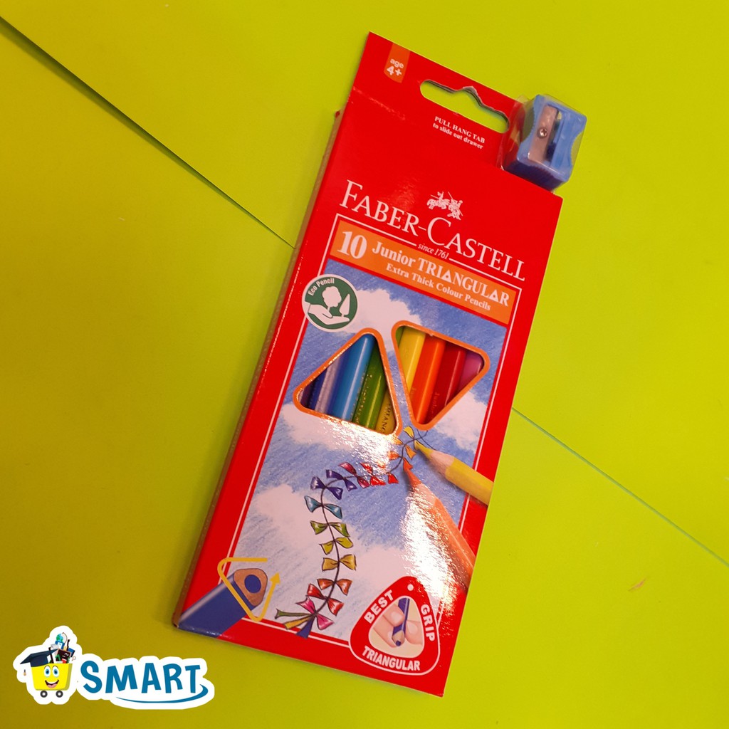 

FABER CASTELL JUNIOR TRIANGULAR COLOUR 10