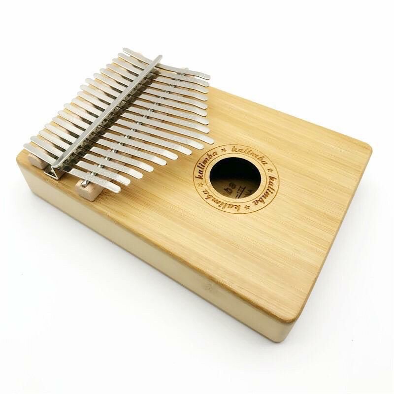 Kalimba 17 Nada - Kalimba Kayu Akustik Elektrik