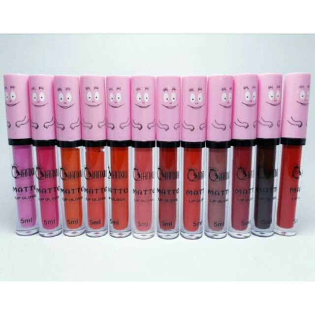 LIP GLOSS QIANXIU MATTE BARBAPAPA LUSINAN