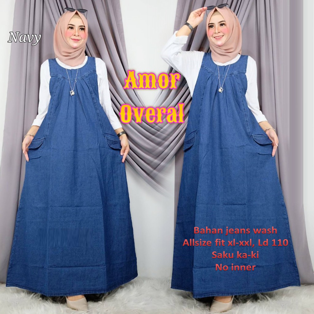 AMOR OVERALL JEANS VOXY GROSIR BAJU MURAH SOLO GBM