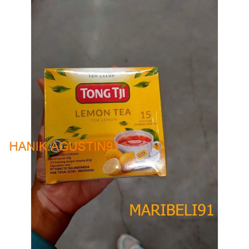 

Tong Tji Lemon Tea 1 pack isi 30 gram ( Tea Bag/ Teh Celup dgn Amplop ) maribeli91