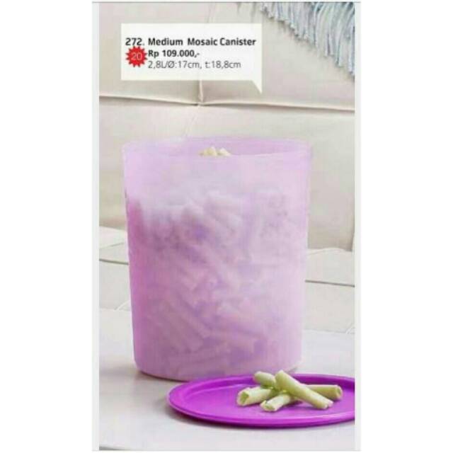 Medium Mosaic Canister