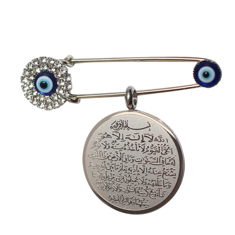 stainless steel brooch
